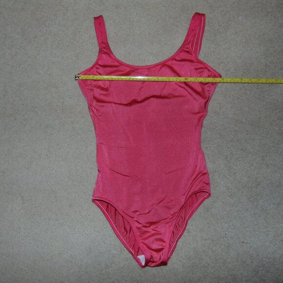 Lands End Raspberry Swimsuit 12L - Picture 6 of 6